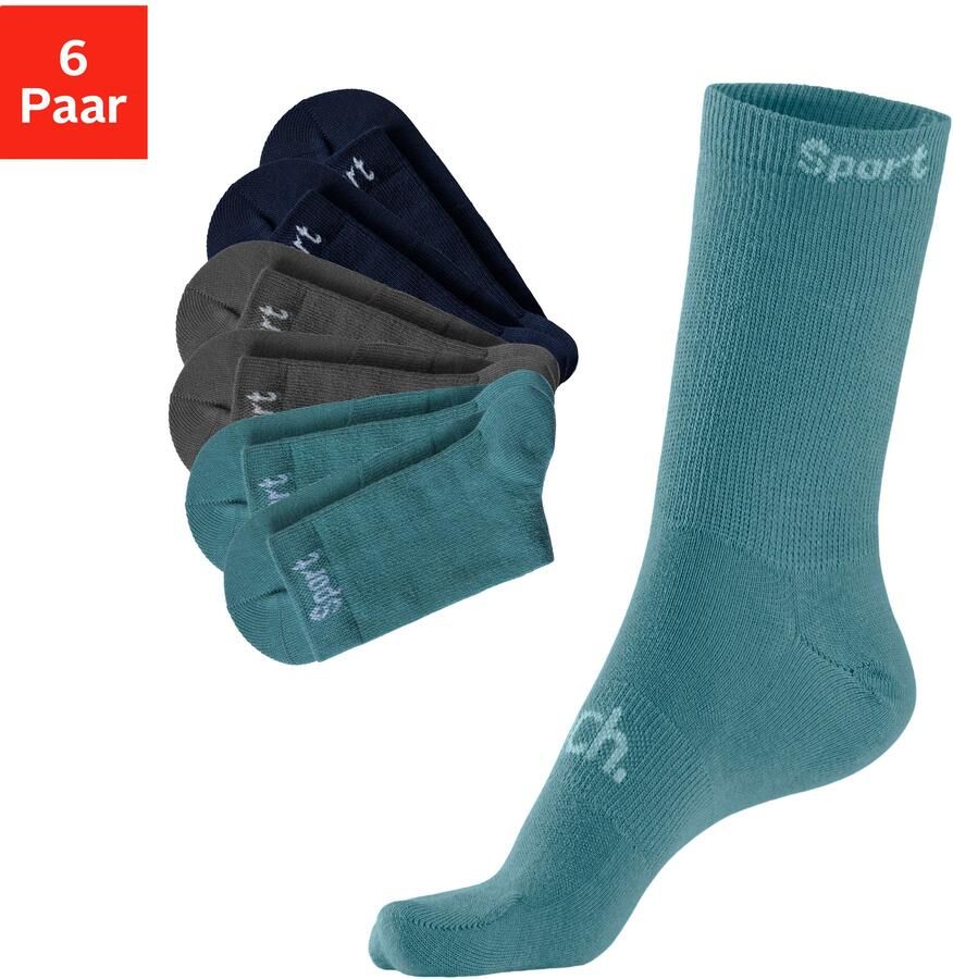 Bench. Sportsokken met antibacteriële vochtregulering (set 6 paar) - Foto 7