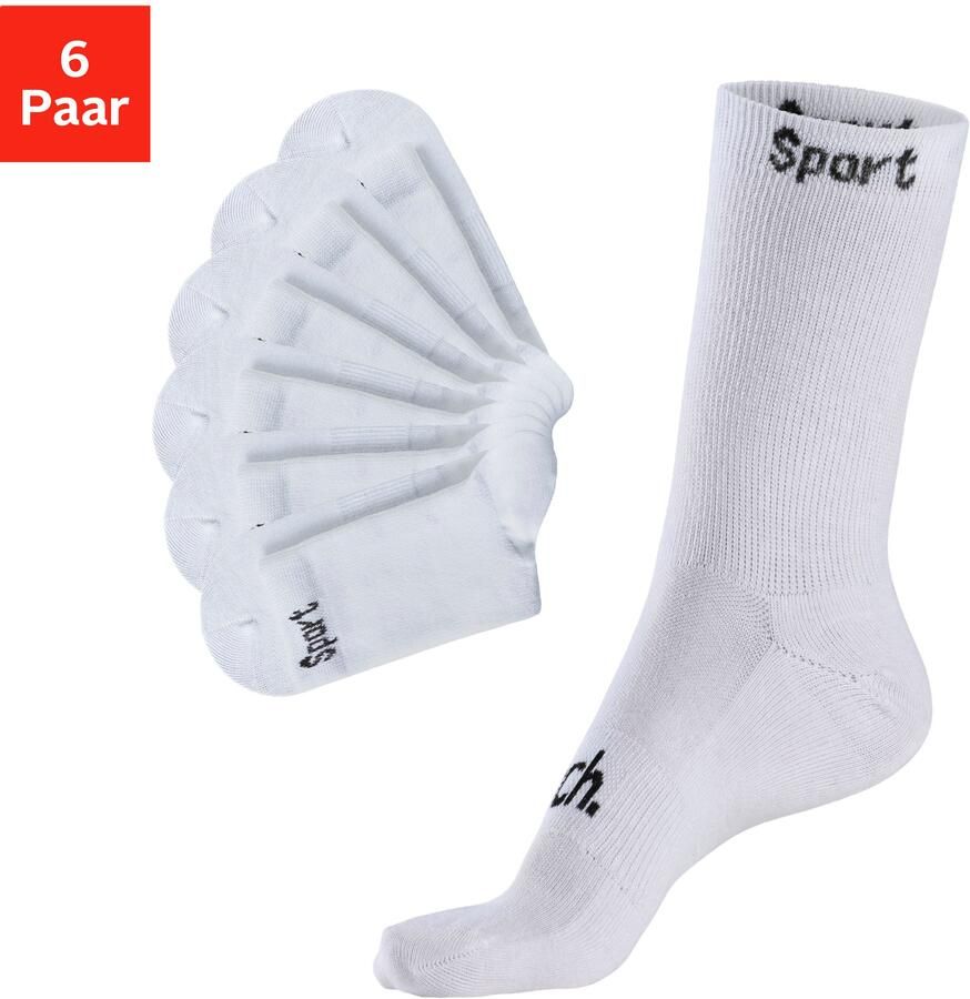 Bench. Sportsokken met antibacteriële vochtregulering (set 6 paar) - Foto 8