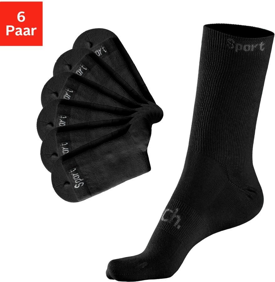 Bench. Sportsokken met antibacteriële vochtregulering (set 6 paar) - Foto 7