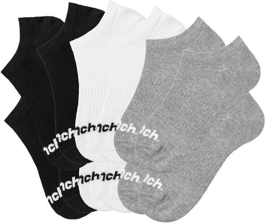 Bench. Sportsokken Sneakersokken verdwijnen in de schoen (set 12 paar) - Foto 4