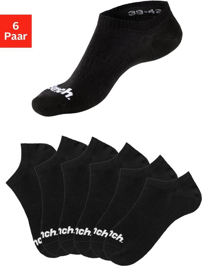 Bench. Sportsokken Sneakersokken verdwijnen in de schoen (set 6 paar) - Foto 7