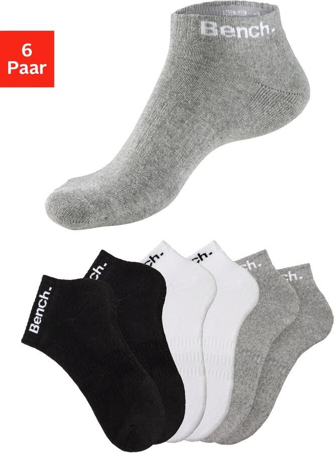 Bench. Sportsokken Tennis korte sokken met badstof halve voet (set) - Foto 11