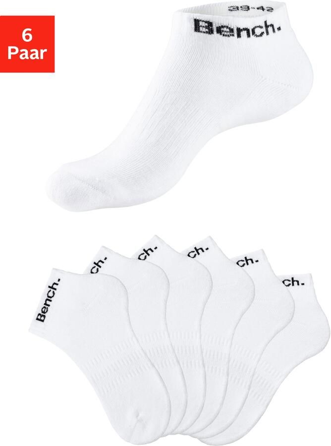 Bench. Sportsokken Tennis korte sokken met badstof halve voet (set) - Foto 7