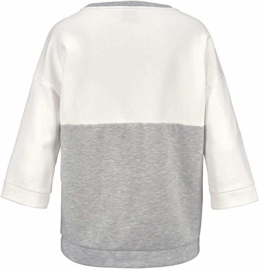 Bench. Sweatshirt in colorblocking ontwerp loungewear loungeanzug