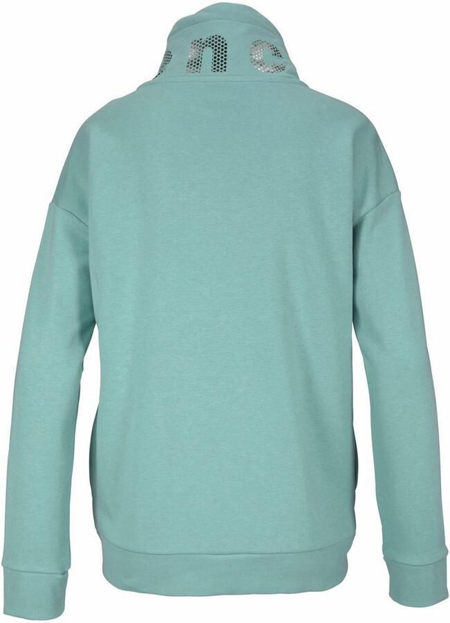 Bench. Sweatvest met glansprint op de staande kraag loungepak