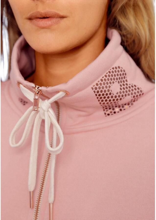 Bench. Sweatvest met glansprint op de staande kraag loungepak - Foto 3