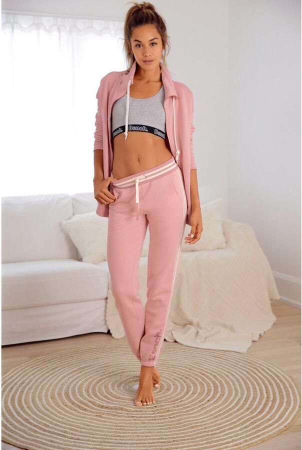 Bench. Sweatvest met glansprint op de staande kraag loungepak - Foto 8