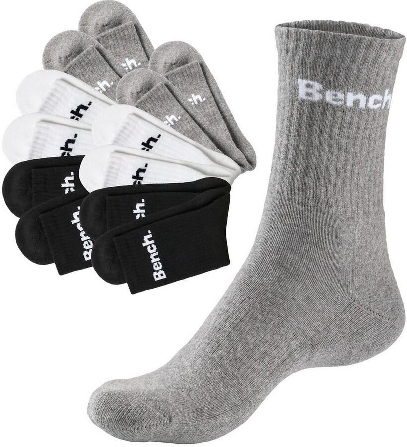 Bench. Tennissokken met voetbekleding (set 12 paar)