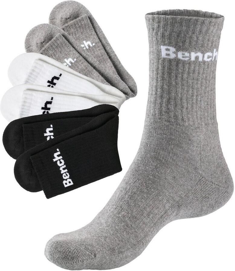 Bench. Tennissokken met voetbekleding (set 6 paar)