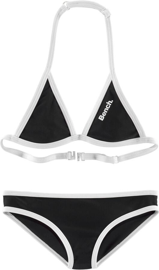 Bench. Triangelbikini met logoprint aan top en broekje - Foto 3