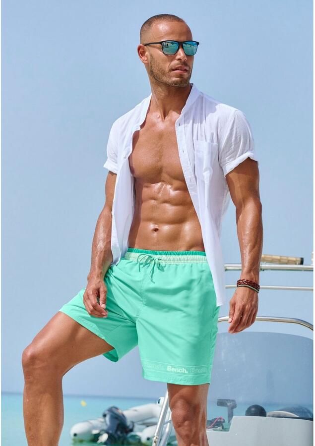 Bench. Zwemshort met merkopschrift - Foto 5