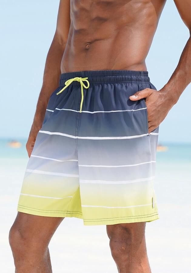 Bench. Zwemshort Sunset met trendy streepverloop - Foto 4
