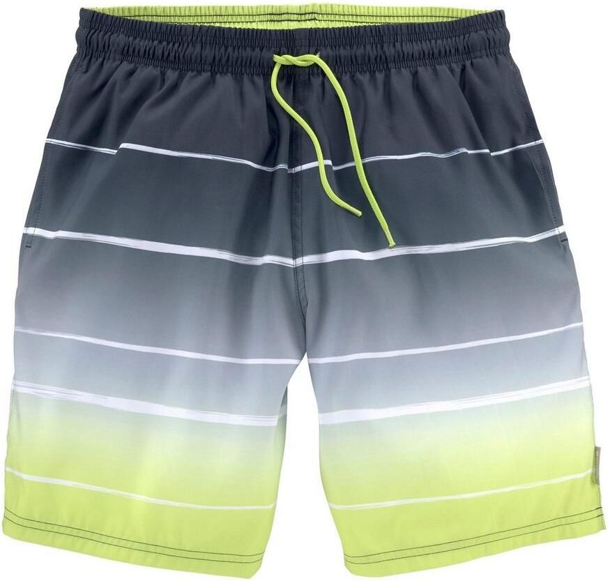 Bench. Zwemshort Sunset met trendy streepverloop