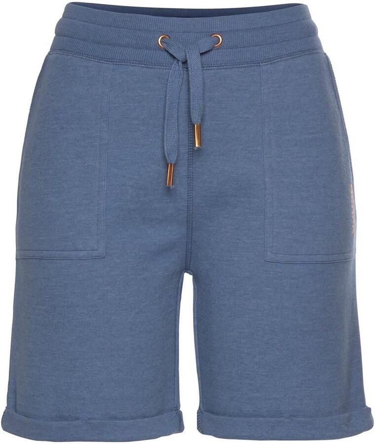 Bench. Loungewear Bermuda met opgerolde pijpzomen en zijzakken loungewear