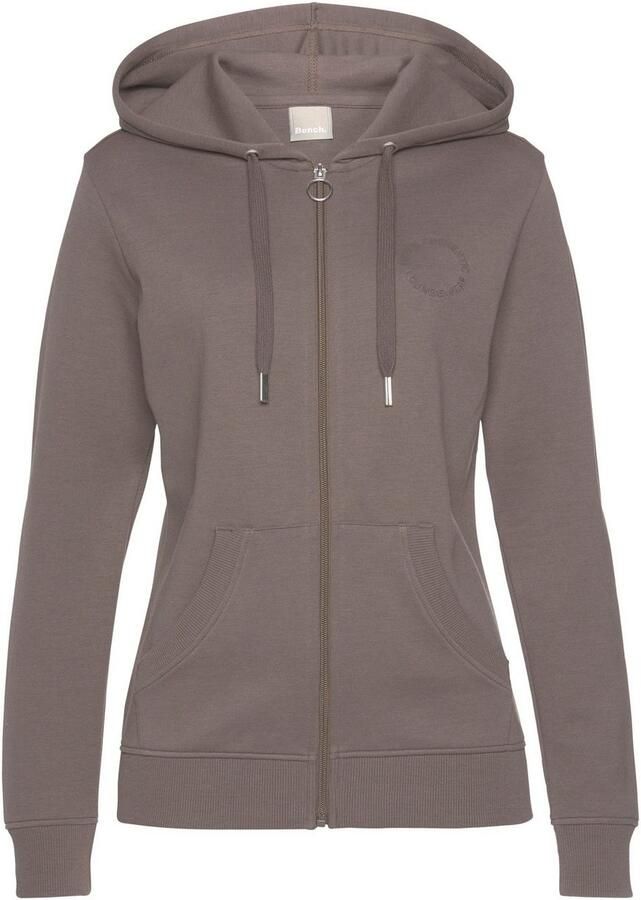 Bench. Loungewear Capuchonsweatvest Met geborduurd logo met logo en kangoeroezak loungewear - Foto 2