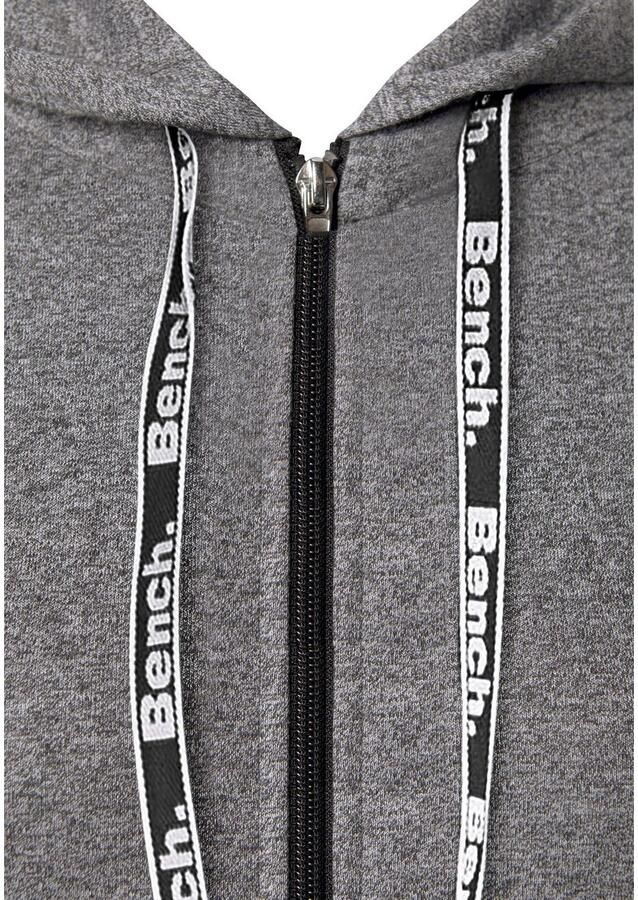 Bench. Loungewear Capuchonsweatvest met kleurafgebakende mouwen loungepak - Foto 4