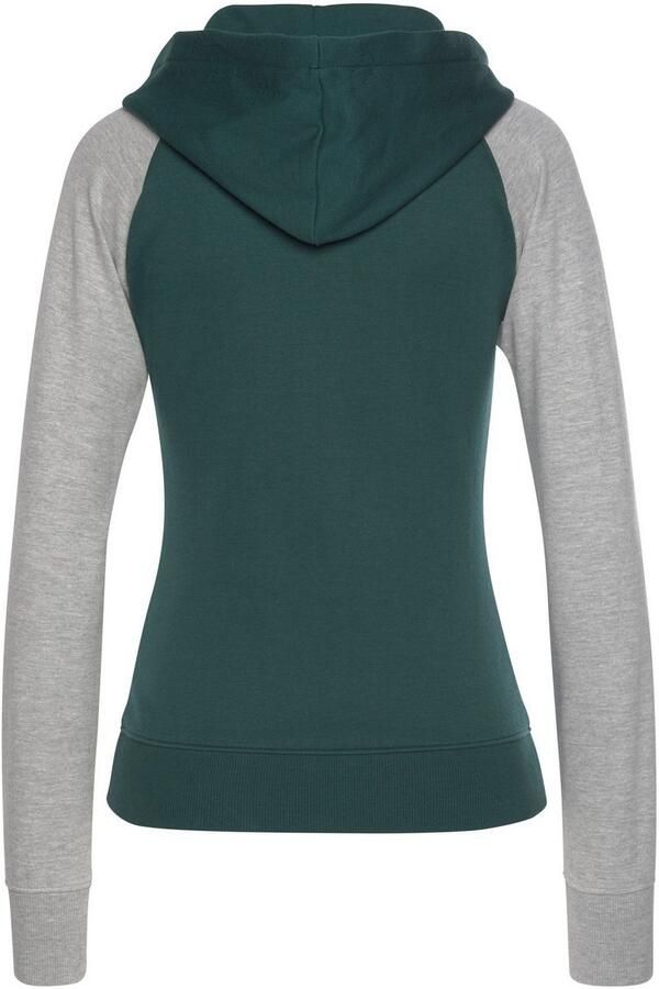 Bench. Loungewear Capuchonsweatvest met kleurafgebakende mouwen loungepak - Foto 4