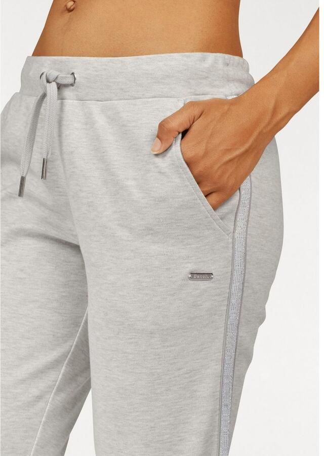 Bench. Loungewear Homewearbroek met metallic-strepen loungewear loungepak