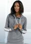 Bench. Loungewear Hoodie met zijstrepen en kangoeroe zak loungewear - Thumbnail 1