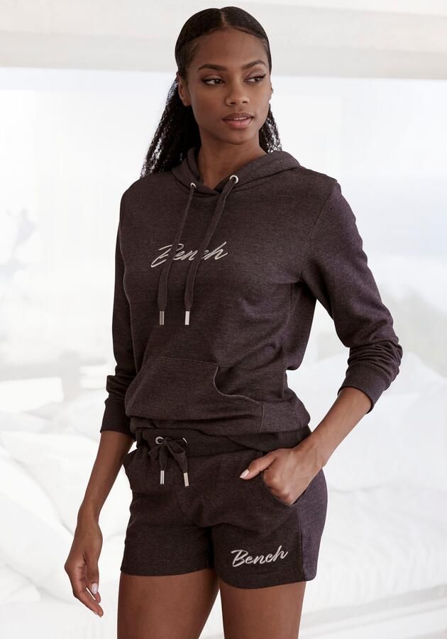 Bench. Loungewear Hoodie -lounge hoodie- met glanzende logo-borduurwerk loungewear loungepak - Foto 7
