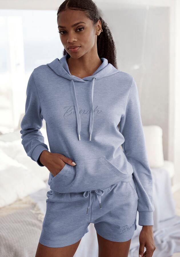 Bench. Loungewear Hoodie -lounge hoodie- met glanzende logo-borduurwerk loungewear loungepak - Foto 6