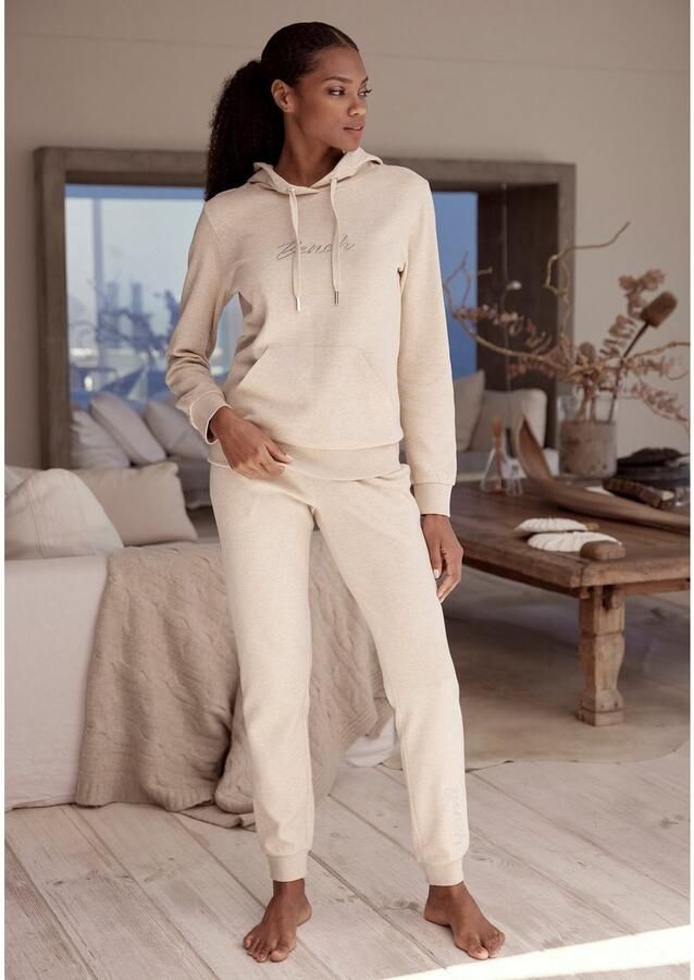 Bench. Loungewear Hoodie -lounge hoodie- met glanzende logo-borduurwerk loungewear loungepak - Foto 3