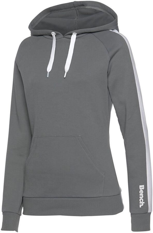 Bench. Loungewear Hoodie met zijstrepen en kangoeroe zak loungewear - Foto 6