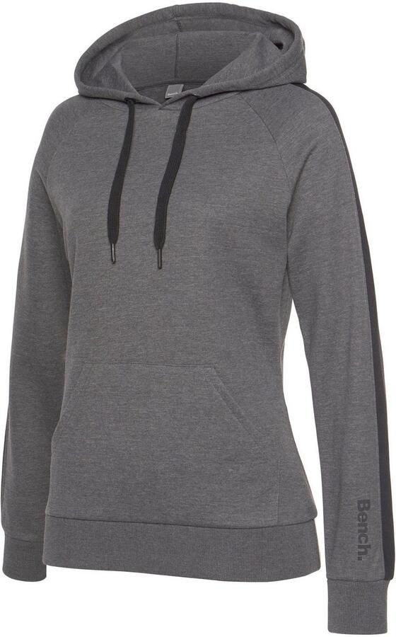 Bench. Loungewear Hoodie met zijstrepen en kangoeroe zak loungewear - Foto 5