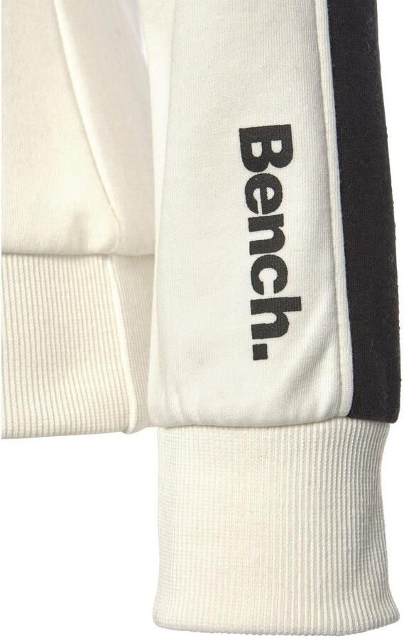 Bench. Loungewear Hoodie met zijstrepen en kangoeroe zak loungewear - Foto 5