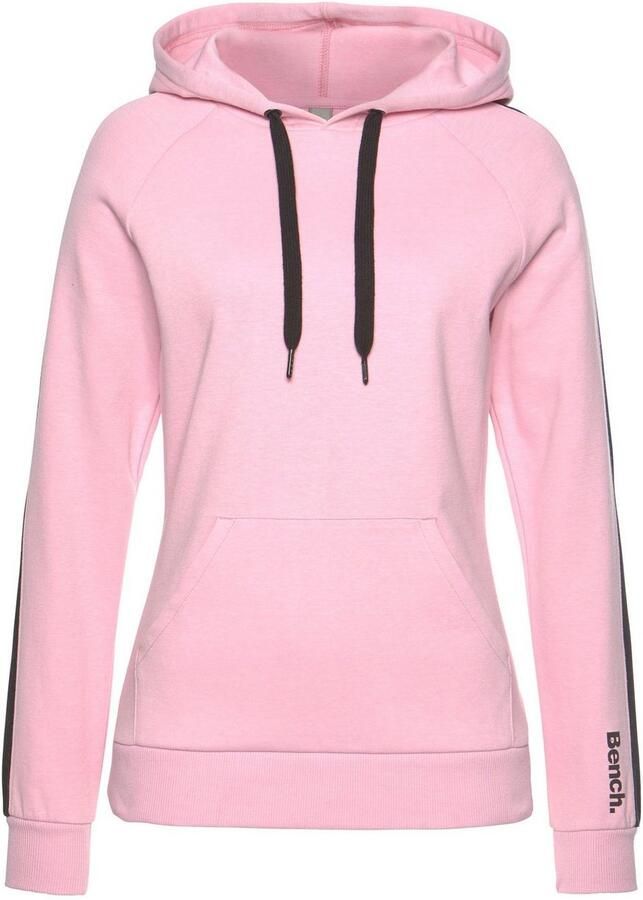 Bench. Loungewear Hoodie met zijstrepen en kangoeroe zak loungewear - Foto 2