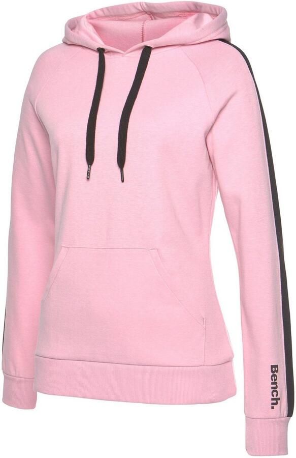 Bench. Loungewear Hoodie met zijstrepen en kangoeroe zak loungewear - Foto 6