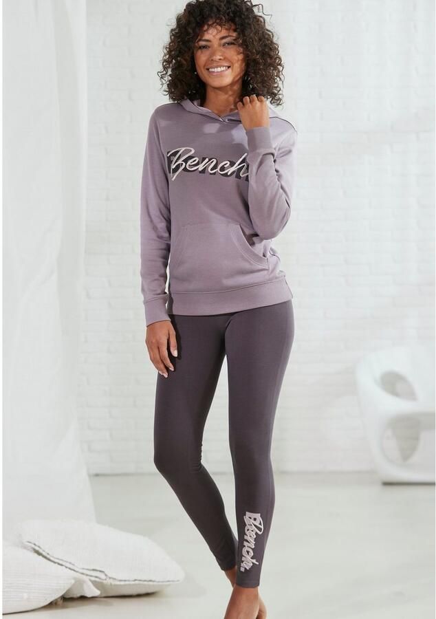 Bench. Loungewear Legging met borduursel en print loungewear - Foto 4