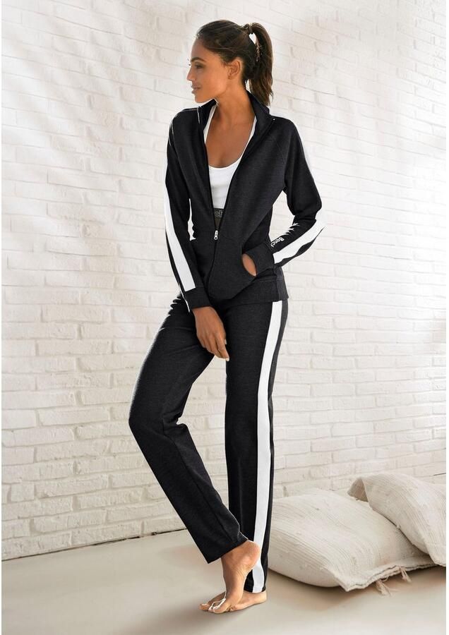 Bench. Loungewear Loungebroek met zijstrepen en rechte pijp loungewear - Foto 3