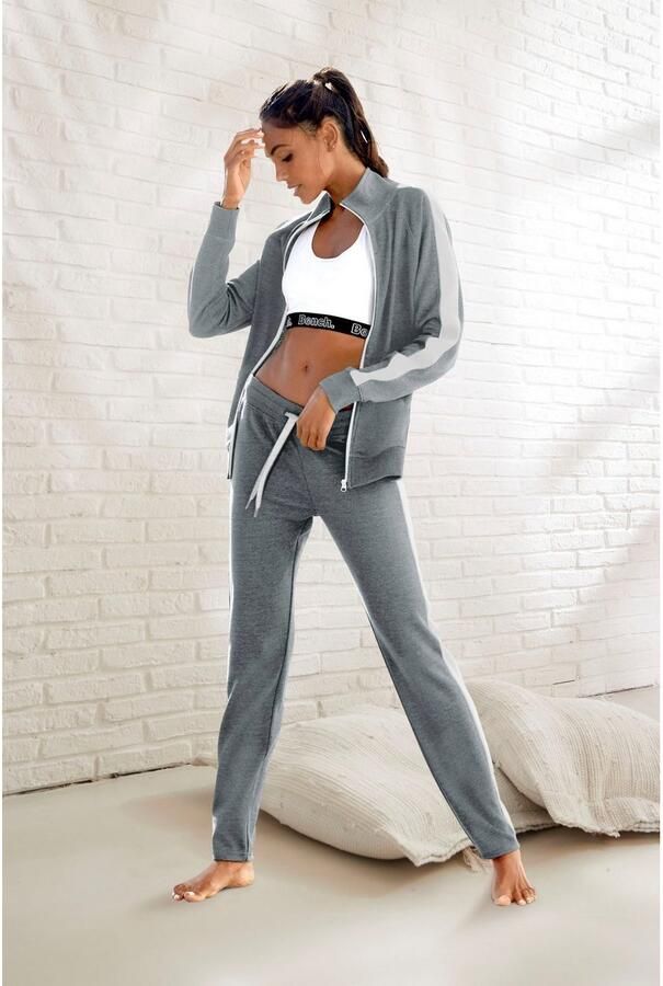 Bench. Loungewear Loungebroek met zijstrepen en rechte pijp loungewear - Foto 3