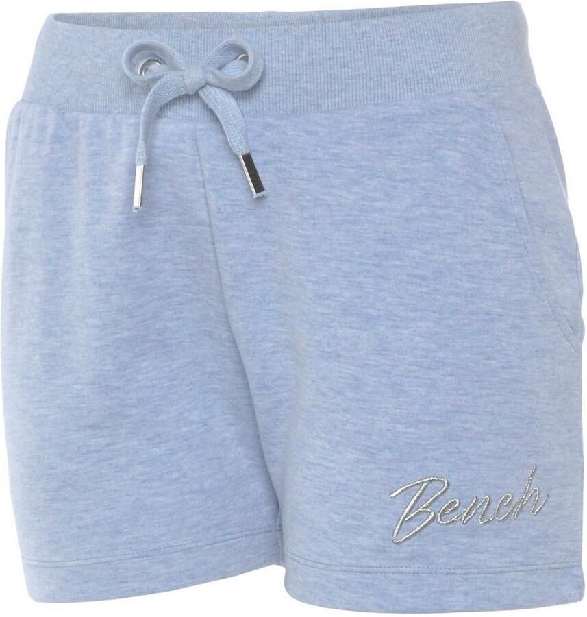 Bench. Loungewear Relaxshorts -sweatshorts lounge-shorts met kleine glanzende logostiksel loungewear