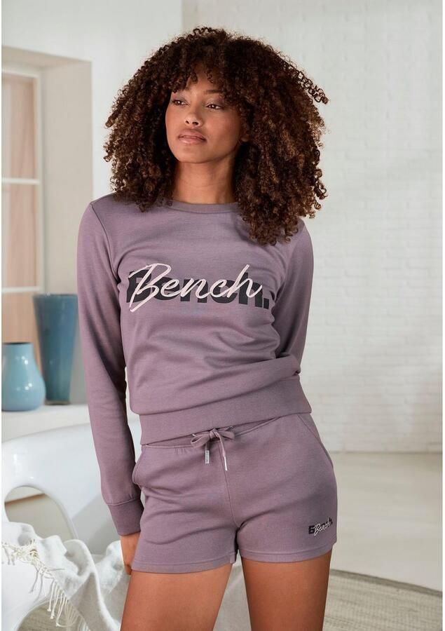 Bench. Loungewear Short met logoprint en borduursel - Foto 4