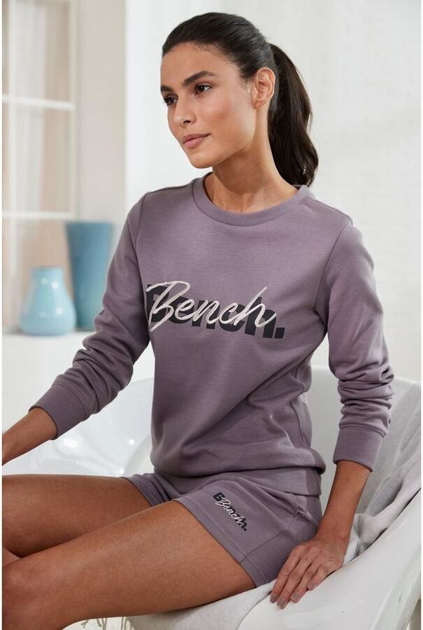 Bench. Loungewear Short met logoprint en borduursel - Foto 5