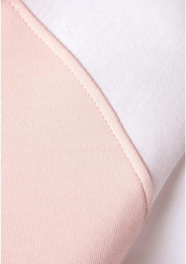 Bench. Loungewear Sweatjurk met capuchon en contrastkleurige mouwen - Foto 2