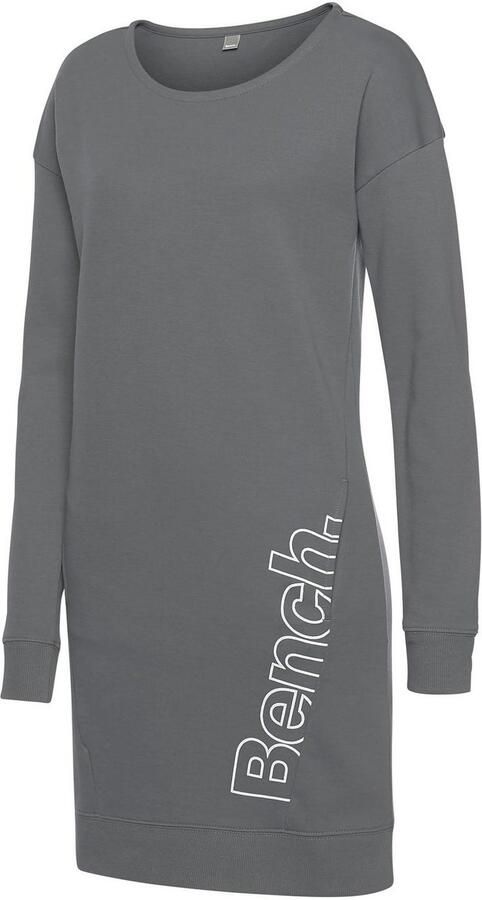 Bench. Loungewear Sweatjurk met logoprint opzij - Foto 4
