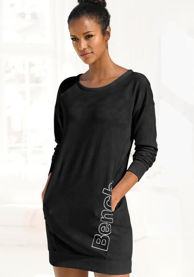 Bench. Loungewear Sweatjurk met logoprint opzij - Foto 5