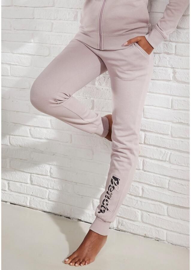 Bench. Loungewear Sweatpants met logoprint en borduurwerk loungewear
