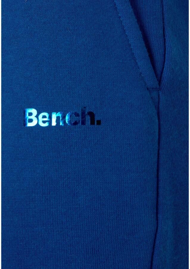 Bench. Loungewear Sweatpants -wijde loungebroek met insteekzakken en logo-print loungewear loungeanzug