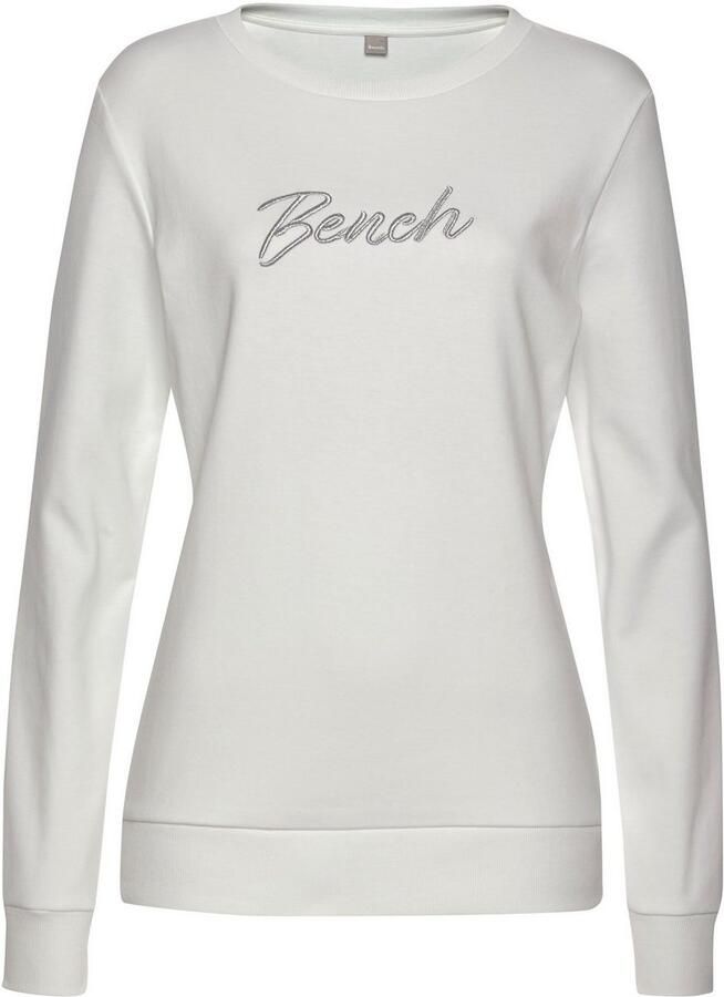 Bench. Loungewear Sweatshirt Loungeshirt met geborduurd logo loungewear