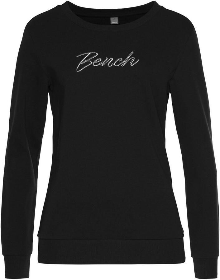 Bench. Loungewear Sweatshirt Loungeshirt met geborduurd logo loungewear