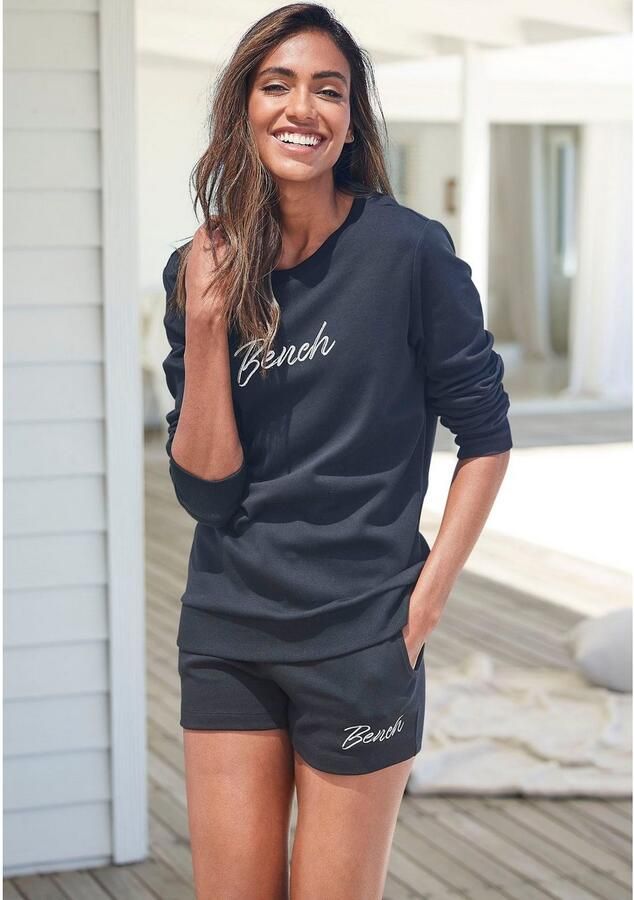 Bench. Loungewear Sweatshirt Loungeshirt met geborduurd logo loungewear - Foto 2