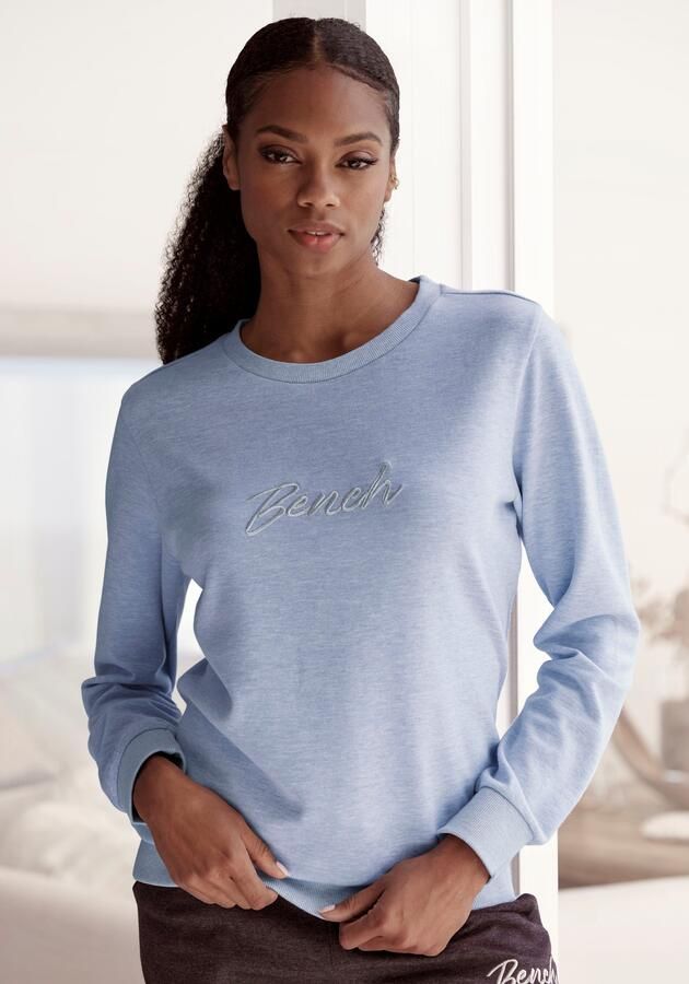 Bench. Loungewear Sweatshirt Loungeshirt met glanzende logo-borduurwerk loungewear - Foto 6