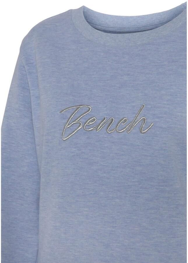 Bench. Loungewear Sweatshirt Loungeshirt met glanzende logo-borduurwerk loungewear - Foto 2