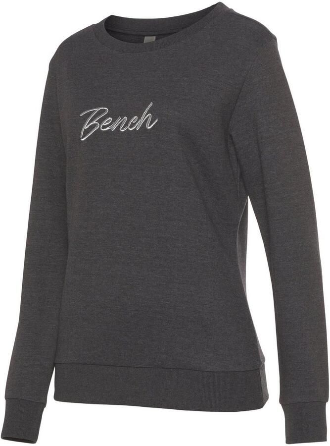 Bench. Loungewear Sweatshirt Loungeshirt met glanzende logo-borduurwerk loungewear - Foto 2