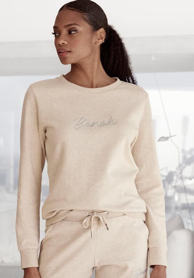 Bench. Loungewear Sweatshirt Loungeshirt met glanzende logo-borduurwerk loungewear - Foto 7