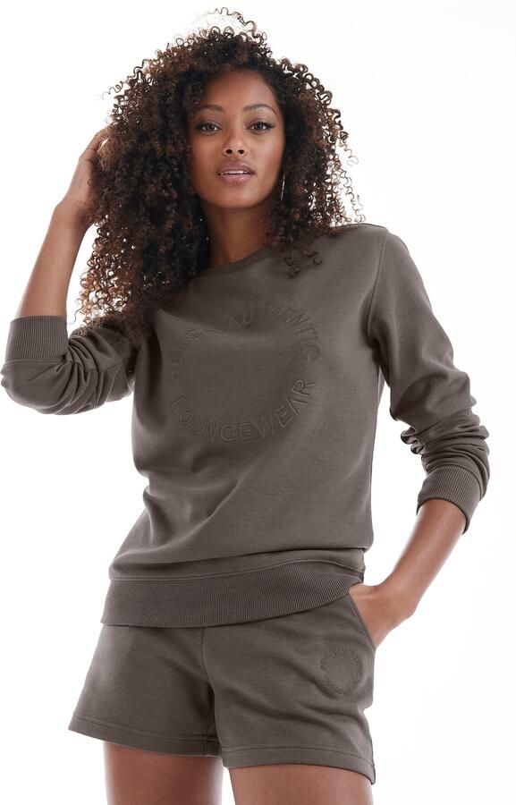 Bench. Loungewear Sweatshirt Met geborduurd logo met ronde logostiksel loungewear - Foto 5